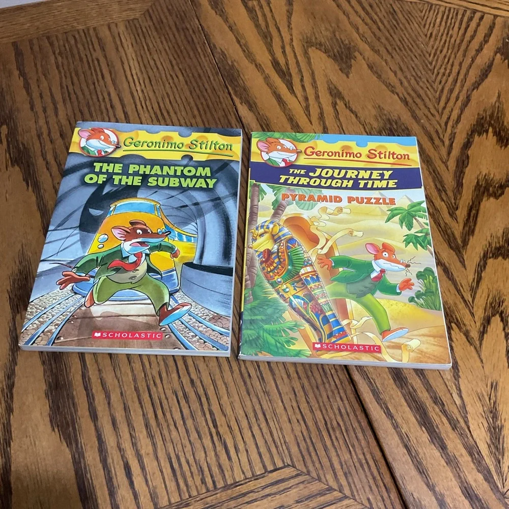 6 Scholastic Geronimo Stilton Adventure Chapter Books 📚